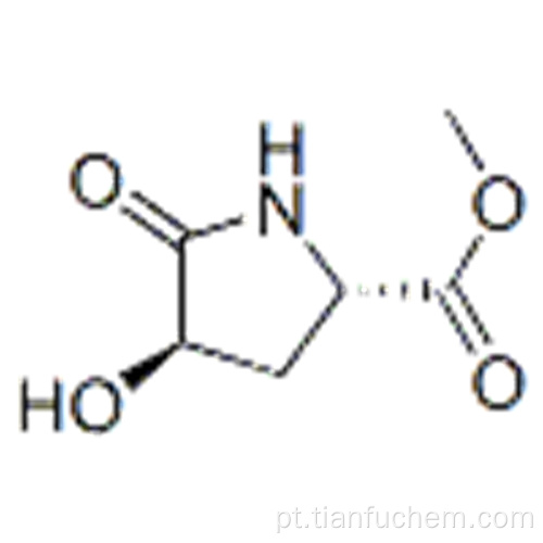 Prolina, 4-hidroxi-5-oxo, éster metílico, trans- (9CI) CAS 180321-18-0